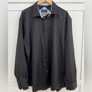 Men's Black Button down Size XXL by Flex